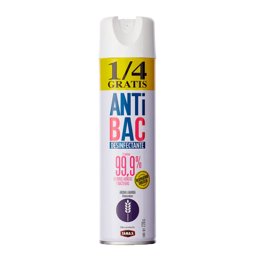 Desinfectante en Aerosol Tanax Antibac 220 cc