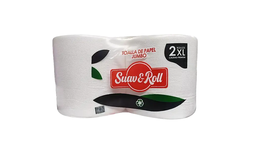 Toalla Papel Suav&Roll Hoja Simple 2 Rollos 250 Mts