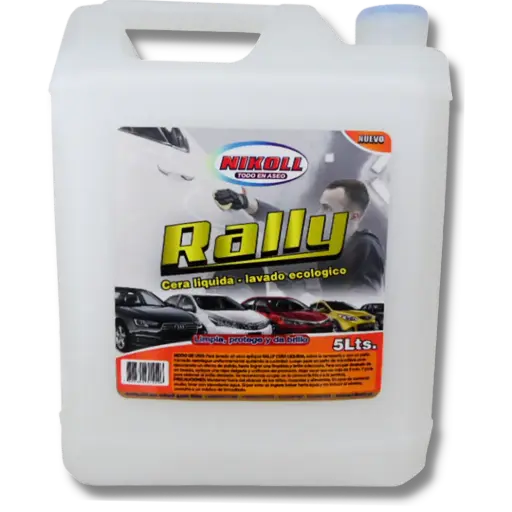 Cera Líquida Auto Rally 5 Lts Lavado Ecológico