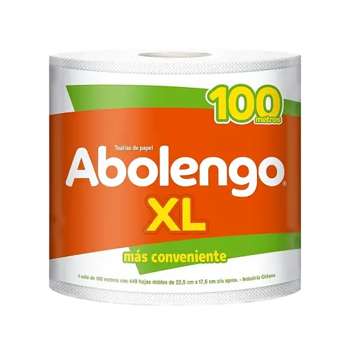 Toalla Papel Abolengo Doble Hoja XL 100 Mts