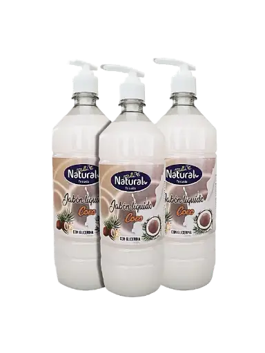 Jabón Líquido Natural con Dispensador 1 Lt