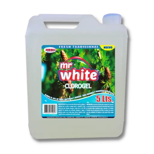 Cloro Gel Mr. White 5 Lts