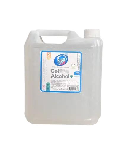 Alcohol Gel Rigo Limpio 5 Lts con Registro ISP