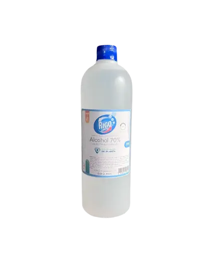 Alcohol al 70% Rigo Limpio 1 Lt con Registro ISP